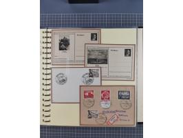 1875/45, umfangreiche Sammlung mit einigen hundert Briefen, Karten und Ganzsachen sowie einigen Briefstücken und losen Marken