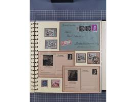 1875/45, umfangreiche Sammlung mit einigen hundert Briefen, Karten und Ganzsachen sowie einigen Briefstücken und losen Marken