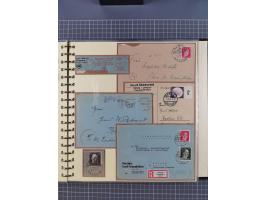 1875/45, umfangreiche Sammlung mit einigen hundert Briefen, Karten und Ganzsachen sowie einigen Briefstücken und losen Marken