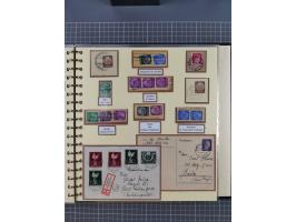 1875/45, umfangreiche Sammlung mit einigen hundert Briefen, Karten und Ganzsachen sowie einigen Briefstücken und losen Marken