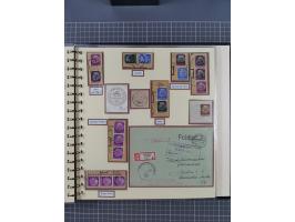 1875/45, umfangreiche Sammlung mit einigen hundert Briefen, Karten und Ganzsachen sowie einigen Briefstücken und losen Marken