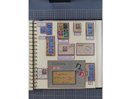 1875/45, umfangreiche Sammlung mit einigen hundert Briefen, Karten und Ganzsachen sowie einigen Briefstücken und losen Marken