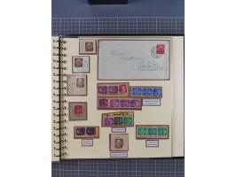 1875/45, umfangreiche Sammlung mit einigen hundert Briefen, Karten und Ganzsachen sowie einigen Briefstücken und losen Marken