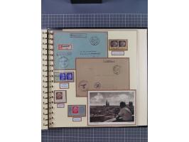 1875/45, umfangreiche Sammlung mit einigen hundert Briefen, Karten und Ganzsachen sowie einigen Briefstücken und losen Marken