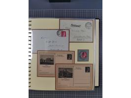 1875/45, umfangreiche Sammlung mit einigen hundert Briefen, Karten und Ganzsachen sowie einigen Briefstücken und losen Marken