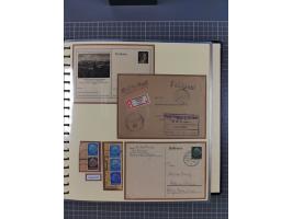 1875/45, umfangreiche Sammlung mit einigen hundert Briefen, Karten und Ganzsachen sowie einigen Briefstücken und losen Marken