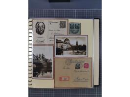 1875/45, umfangreiche Sammlung mit einigen hundert Briefen, Karten und Ganzsachen sowie einigen Briefstücken und losen Marken