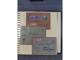 1875/45, umfangreiche Sammlung mit einigen hundert Briefen, Karten und Ganzsachen sowie einigen Briefstücken und losen Marken