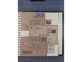 1875/45, umfangreiche Sammlung mit einigen hundert Briefen, Karten und Ganzsachen sowie einigen Briefstücken und losen Marken