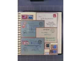 1875/45, umfangreiche Sammlung mit einigen hundert Briefen, Karten und Ganzsachen sowie einigen Briefstücken und losen Marken