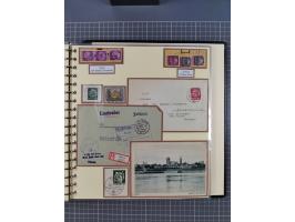 1875/45, umfangreiche Sammlung mit einigen hundert Briefen, Karten und Ganzsachen sowie einigen Briefstücken und losen Marken