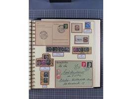 1875/45, umfangreiche Sammlung mit einigen hundert Briefen, Karten und Ganzsachen sowie einigen Briefstücken und losen Marken