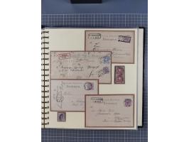 1875/45, umfangreiche Sammlung mit einigen hundert Briefen, Karten und Ganzsachen sowie einigen Briefstücken und losen Marken