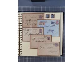 1875/45, umfangreiche Sammlung mit einigen hundert Briefen, Karten und Ganzsachen sowie einigen Briefstücken und losen Marken