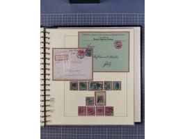 1875/45, umfangreiche Sammlung mit einigen hundert Briefen, Karten und Ganzsachen sowie einigen Briefstücken und losen Marken