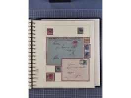 1875/45, umfangreiche Sammlung mit einigen hundert Briefen, Karten und Ganzsachen sowie einigen Briefstücken und losen Marken