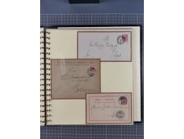 1875/45, umfangreiche Sammlung mit einigen hundert Briefen, Karten und Ganzsachen sowie einigen Briefstücken und losen Marken