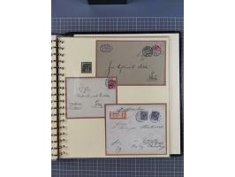 1875/45, umfangreiche Sammlung mit einigen hundert Briefen, Karten und Ganzsachen sowie einigen Briefstücken und losen Marken