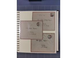 1875/45, umfangreiche Sammlung mit einigen hundert Briefen, Karten und Ganzsachen sowie einigen Briefstücken und losen Marken