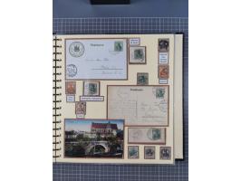 1875/45, umfangreiche Sammlung mit einigen hundert Briefen, Karten und Ganzsachen sowie einigen Briefstücken und losen Marken