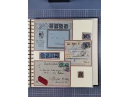 1875/45, umfangreiche Sammlung mit einigen hundert Briefen, Karten und Ganzsachen sowie einigen Briefstücken und losen Marken