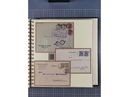 1875/45, umfangreiche Sammlung mit einigen hundert Briefen, Karten und Ganzsachen sowie einigen Briefstücken und losen Marken