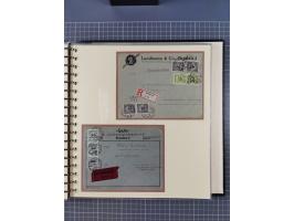 1875/45, umfangreiche Sammlung mit einigen hundert Briefen, Karten und Ganzsachen sowie einigen Briefstücken und losen Marken