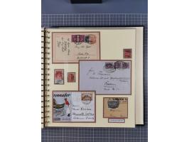 1875/45, umfangreiche Sammlung mit einigen hundert Briefen, Karten und Ganzsachen sowie einigen Briefstücken und losen Marken