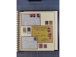 1875/45, umfangreiche Sammlung mit einigen hundert Briefen, Karten und Ganzsachen sowie einigen Briefstücken und losen Marken