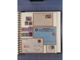 1875/45, umfangreiche Sammlung mit einigen hundert Briefen, Karten und Ganzsachen sowie einigen Briefstücken und losen Marken