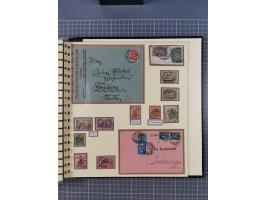 1875/45, umfangreiche Sammlung mit einigen hundert Briefen, Karten und Ganzsachen sowie einigen Briefstücken und losen Marken