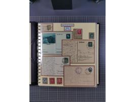 1875/45, umfangreiche Sammlung mit einigen hundert Briefen, Karten und Ganzsachen sowie einigen Briefstücken und losen Marken