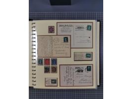 1875/45, umfangreiche Sammlung mit einigen hundert Briefen, Karten und Ganzsachen sowie einigen Briefstücken und losen Marken