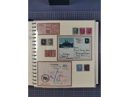 1875/45, umfangreiche Sammlung mit einigen hundert Briefen, Karten und Ganzsachen sowie einigen Briefstücken und losen Marken