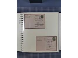 1875/45, umfangreiche Sammlung mit einigen hundert Briefen, Karten und Ganzsachen sowie einigen Briefstücken und losen Marken