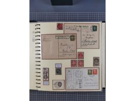 1875/45, umfangreiche Sammlung mit einigen hundert Briefen, Karten und Ganzsachen sowie einigen Briefstücken und losen Marken