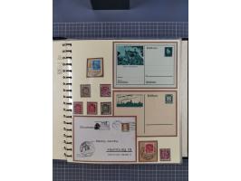 1875/45, umfangreiche Sammlung mit einigen hundert Briefen, Karten und Ganzsachen sowie einigen Briefstücken und losen Marken