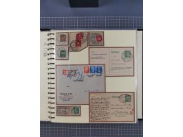 1875/45, umfangreiche Sammlung mit einigen hundert Briefen, Karten und Ganzsachen sowie einigen Briefstücken und losen Marken