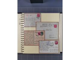 1875/45, umfangreiche Sammlung mit einigen hundert Briefen, Karten und Ganzsachen sowie einigen Briefstücken und losen Marken