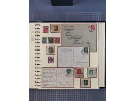 1875/45, umfangreiche Sammlung mit einigen hundert Briefen, Karten und Ganzsachen sowie einigen Briefstücken und losen Marken