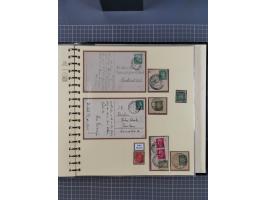 1875/45, umfangreiche Sammlung mit einigen hundert Briefen, Karten und Ganzsachen sowie einigen Briefstücken und losen Marken