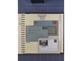 1875/45, umfangreiche Sammlung mit einigen hundert Briefen, Karten und Ganzsachen sowie einigen Briefstücken und losen Marken