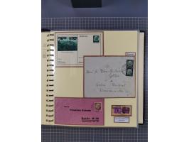 1875/45, umfangreiche Sammlung mit einigen hundert Briefen, Karten und Ganzsachen sowie einigen Briefstücken und losen Marken