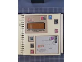 1875/45, umfangreiche Sammlung mit einigen hundert Briefen, Karten und Ganzsachen sowie einigen Briefstücken und losen Marken