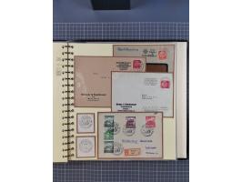 1875/45, umfangreiche Sammlung mit einigen hundert Briefen, Karten und Ganzsachen sowie einigen Briefstücken und losen Marken