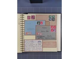 1875/45, umfangreiche Sammlung mit einigen hundert Briefen, Karten und Ganzsachen sowie einigen Briefstücken und losen Marken