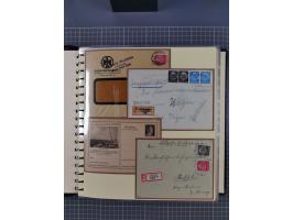 1875/45, umfangreiche Sammlung mit einigen hundert Briefen, Karten und Ganzsachen sowie einigen Briefstücken und losen Marken