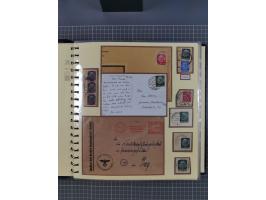 1875/45, umfangreiche Sammlung mit einigen hundert Briefen, Karten und Ganzsachen sowie einigen Briefstücken und losen Marken