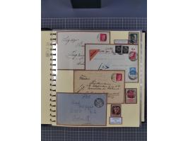 1875/45, umfangreiche Sammlung mit einigen hundert Briefen, Karten und Ganzsachen sowie einigen Briefstücken und losen Marken