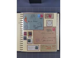 1875/45, umfangreiche Sammlung mit einigen hundert Briefen, Karten und Ganzsachen sowie einigen Briefstücken und losen Marken